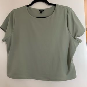 Express Sage Body Contour Tshirt
